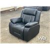 Image 1 : LEATHER RECLINER CHAIR