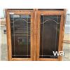 Image 4 : (2) CURIO CABINETS