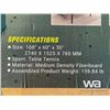 Image 7 : 180 X 60 X 30 IN. TABLE TENNIS BOARD