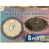 Image 1 : (6) 200W UFO LED LIGHTS