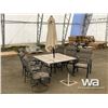 Image 2 : PATIO SET W/ CERAMIC TABLE TOP