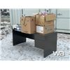 Image 1 : OFFICE DESK W/MISC HOUSEHOLD ITEMS