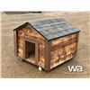 Image 1 : WOOD FRAME DOG HOUSE