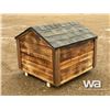 Image 3 : WOOD FRAME DOG HOUSE