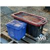 Image 3 : (2) BINS OF FIRE RETARDANT CLOTHING & RESIPIRATORS