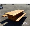 Image 3 : 9 FT. LOG PICNIC TABLE