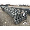 Image 1 : (12) 5X16 FT. GREY LIVESTOCK PANELS