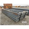 Image 3 : (12) 5X16 FT. GREY LIVESTOCK PANELS