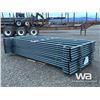 Image 1 : (12) 5X12 FT GREY LIVESTOCK PANELS