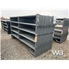 Image 1 : (18) 5X9.5 FT. GREY LIVESTOCK PANELS