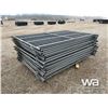 Image 9 : (20) 4X7 FT GREY LIVESTOCK PANELS
