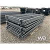 Image 11 : (20) 4X7 FT GREY LIVESTOCK PANELS