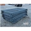 Image 2 : (20) 4X7 FT GREY LIVESTOCK PANELS