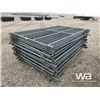 Image 9 : (20) 4X7 FT GREY LIVESTOCK PANELS