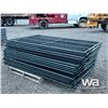 Image 1 : (18) 4X7 FT GREEN LIVESTOCK PANELS