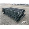 Image 1 : (18) 4X7 FT. GREEN LIVESTOCK PANELS