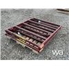 Image 1 : (4) 42 IN.X4 FT RED PRAIRIE GATES