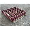 Image 3 : (4) 42 IN.X4 FT RED PRAIRIE GATES
