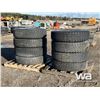 Image 2 : (8) MICHELIN XZY3 11R22.5 TIRES