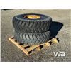 Image 2 : (2) KUMHO 14.00-20 TIRES OF STEEL RIMS