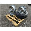 Image 3 : (4) 8 BOLT FORD 17 IN. RIMS