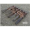 Image 1 : (2) SUPER SINGLE TRUCK CHAINS