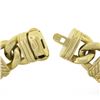 Image 8 : David Yurman 18K Gold 6.5" Wide Open Cable Link Chain Bracelet w/ Twisted Wire