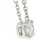 Image 4 : New 14K Gold.33 ctw Round Brilliant Diamond Solitaire Pendant w/ Adjustable Chai