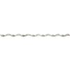 Image 8 : 18K Gold 7" 1.60 ctw Baguette Channel Set Diamond Dual Finish Wavy Link Bracelet