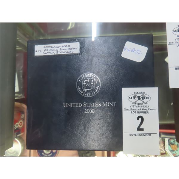 2000 Holiday Sac Dollar Fancy Ornament