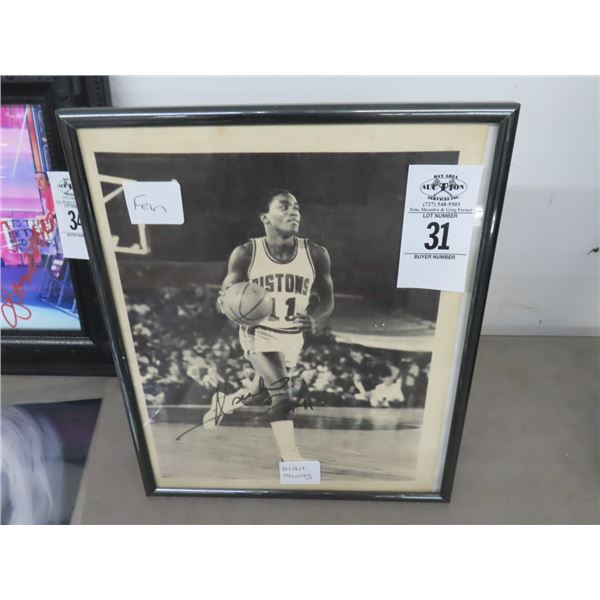 Isiah Thomas Augographed Photo