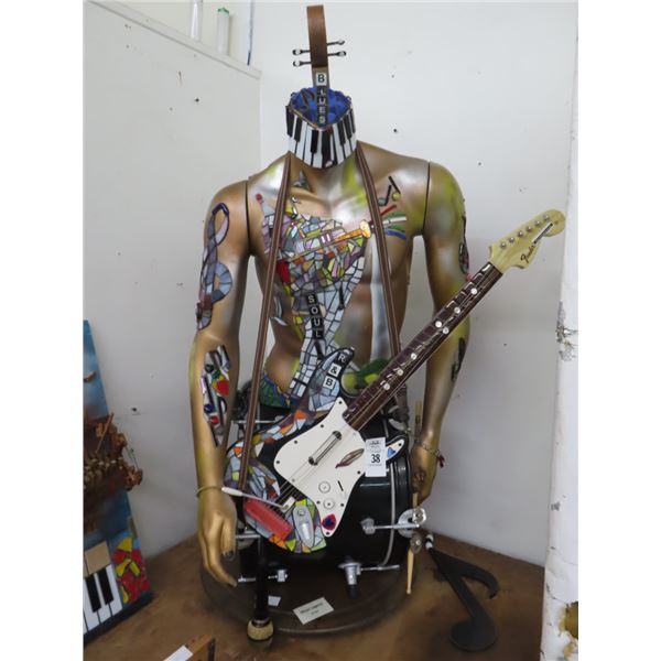 Unique One of A Kind Musical Art Music Legend by Local Artist