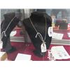 Image 1 : Silver Cross w/20" Silver Round Snake Chain - 23g
