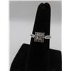 Image 2 : 14K WG Diamond Ring w/One Square Cut Diamond 3.3g - Replacement Value -