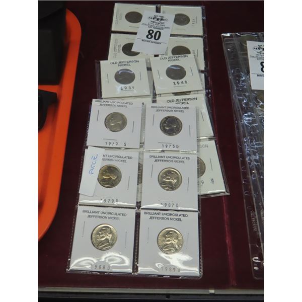 Jefferson Nickels - 20