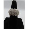 Image 5 : 14K Two Tone Gold Diamond Ring w/39 Round Cut Diamonds 11.8g - Replacement