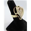 Image 4 : 14K YG Diamond Heart Ring w/30 Round Cut Diamonds 9.9g - Replacement