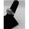 Image 3 : 18K WG Diamond Ring w/42 Round Cut Diamonds and 24 Square Cut Diamonds