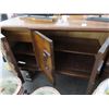 Image 2 : Vintage Carved Mahogany Footed Hall Cabinet