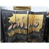 Image 1 : Oriental Herons 4 Panel Privacy Screen