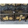 Image 1 : Oriental End Tables - Pair