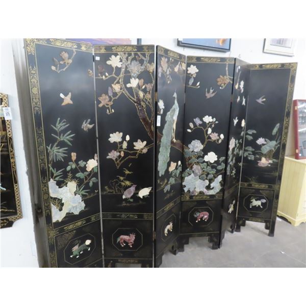 Oriental Mop 6 Panel Privacy Screen