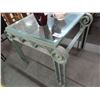 Image 1 : Metal Base Glasstop End Table