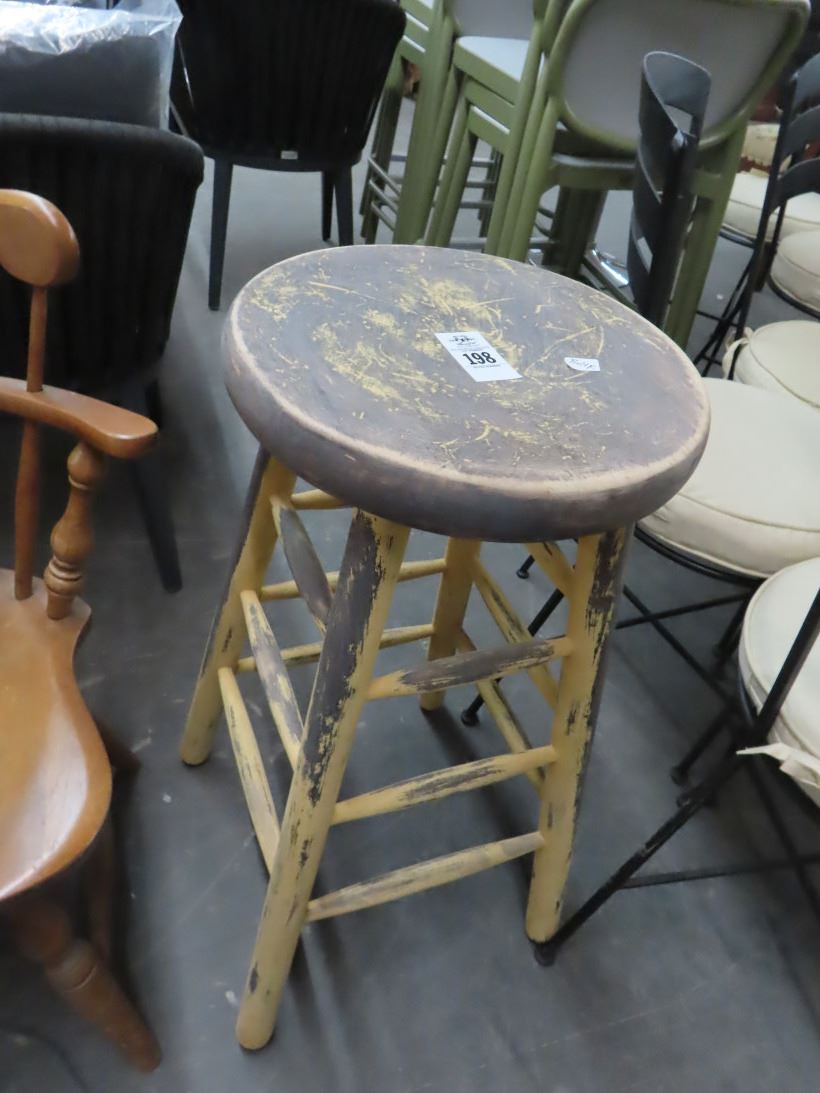 Distressed Stool