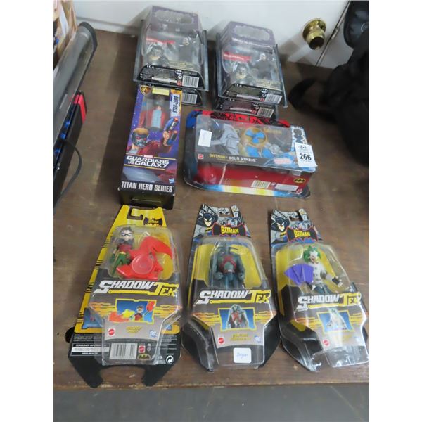 Batman/Guardian of Galaxy Collector Figurines