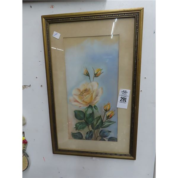 Framed Floral Wall Art