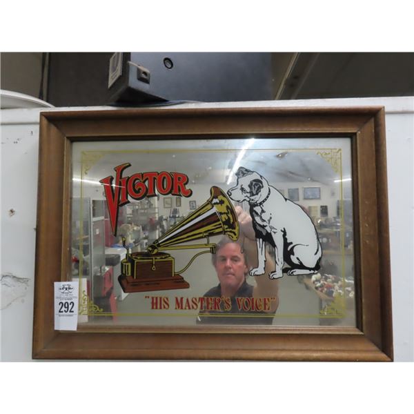 Victor Victrola Advertising Mirror - No Shipping