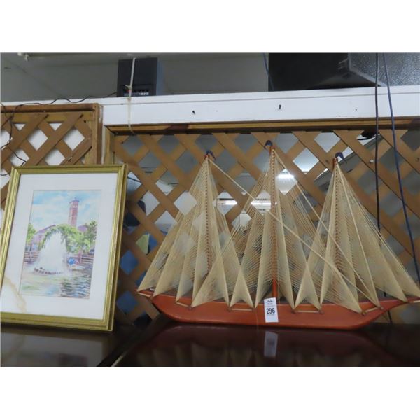 Wooden Tall Ship Model
