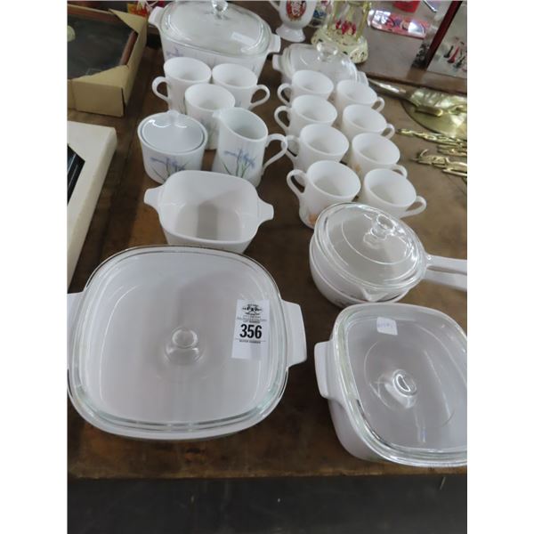 Floral Corningware
