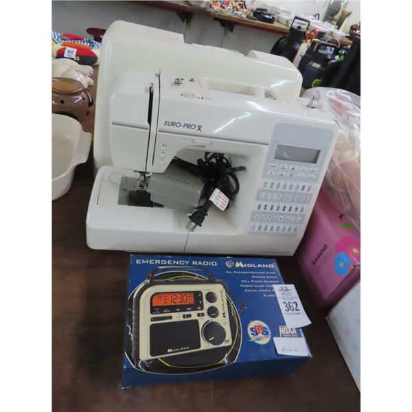 Emergency Radio, Sewing Machine